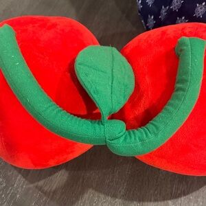 Red and Green cherry Shaped Pillow